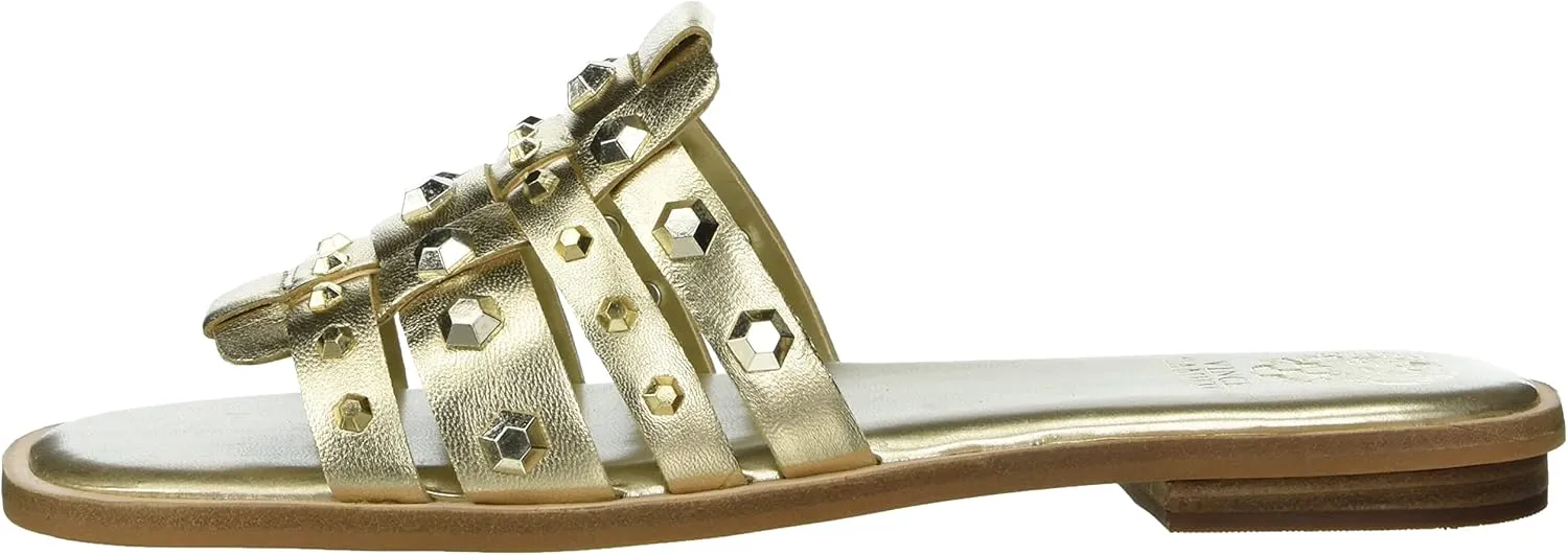 Vince Camuto Women's Footwear Neverna Studded Flat Sandal