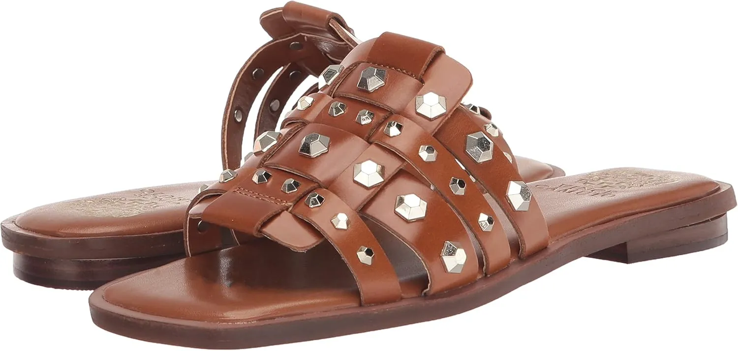 Vince Camuto Women's Footwear Neverna Studded Flat Sandal