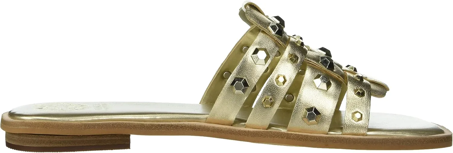 Vince Camuto Women's Footwear Neverna Studded Flat Sandal