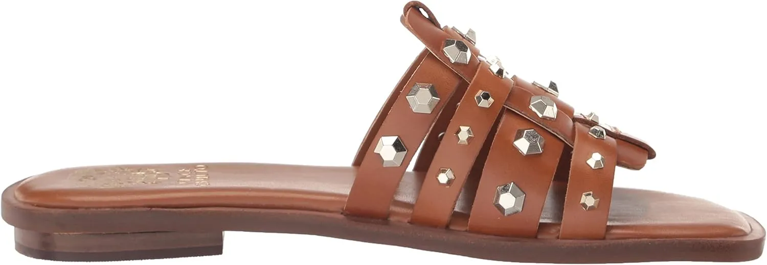 Vince Camuto Women's Footwear Neverna Studded Flat Sandal