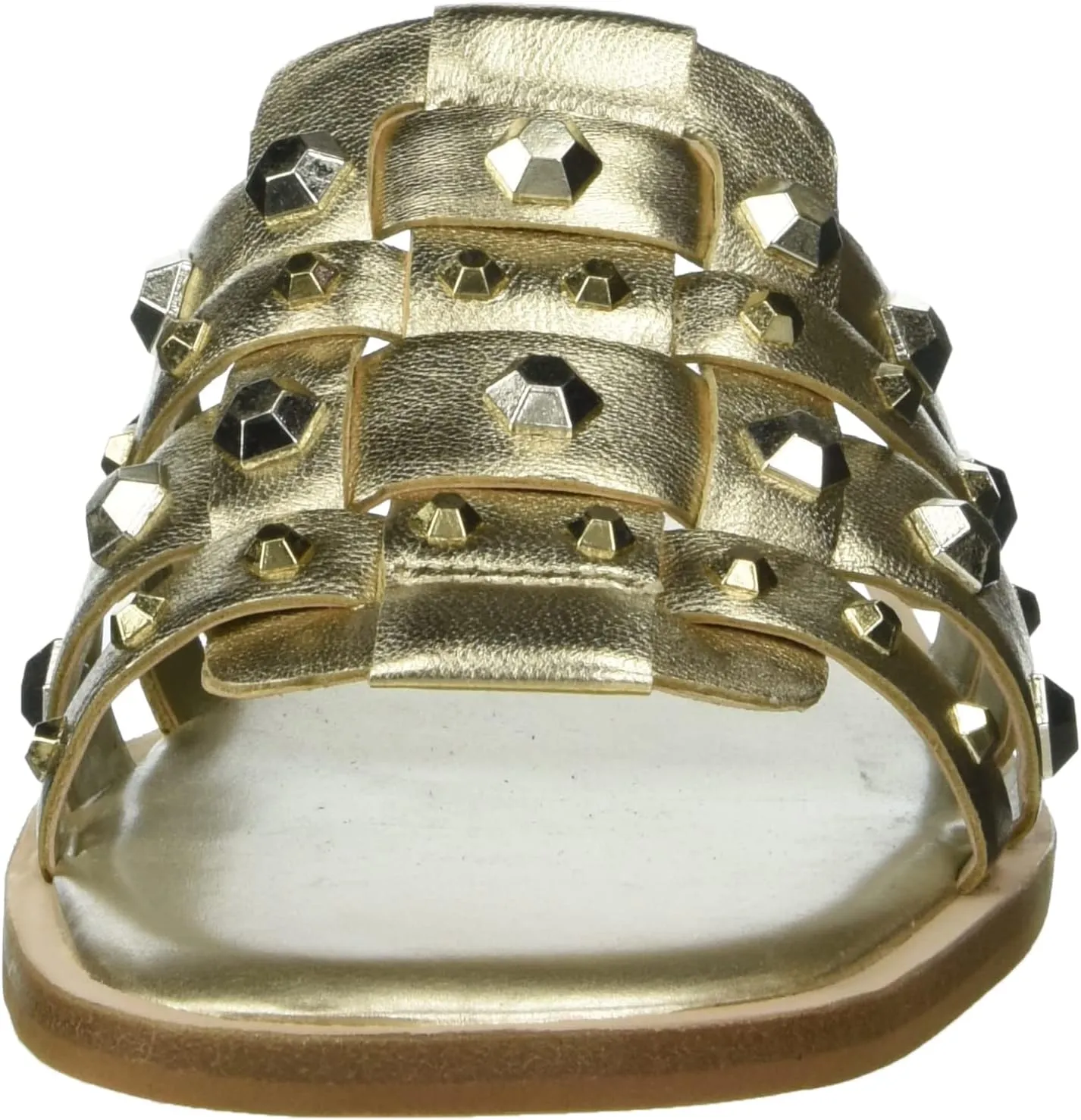 Vince Camuto Women's Footwear Neverna Studded Flat Sandal