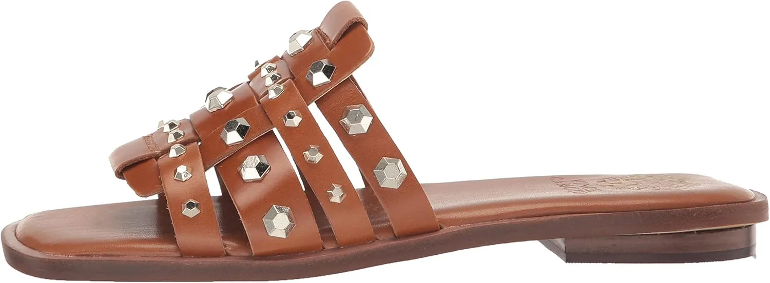 Vince Camuto Women's Footwear Neverna Studded Flat Sandal