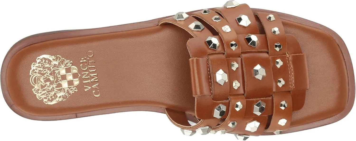 Vince Camuto Women's Footwear Neverna Studded Flat Sandal