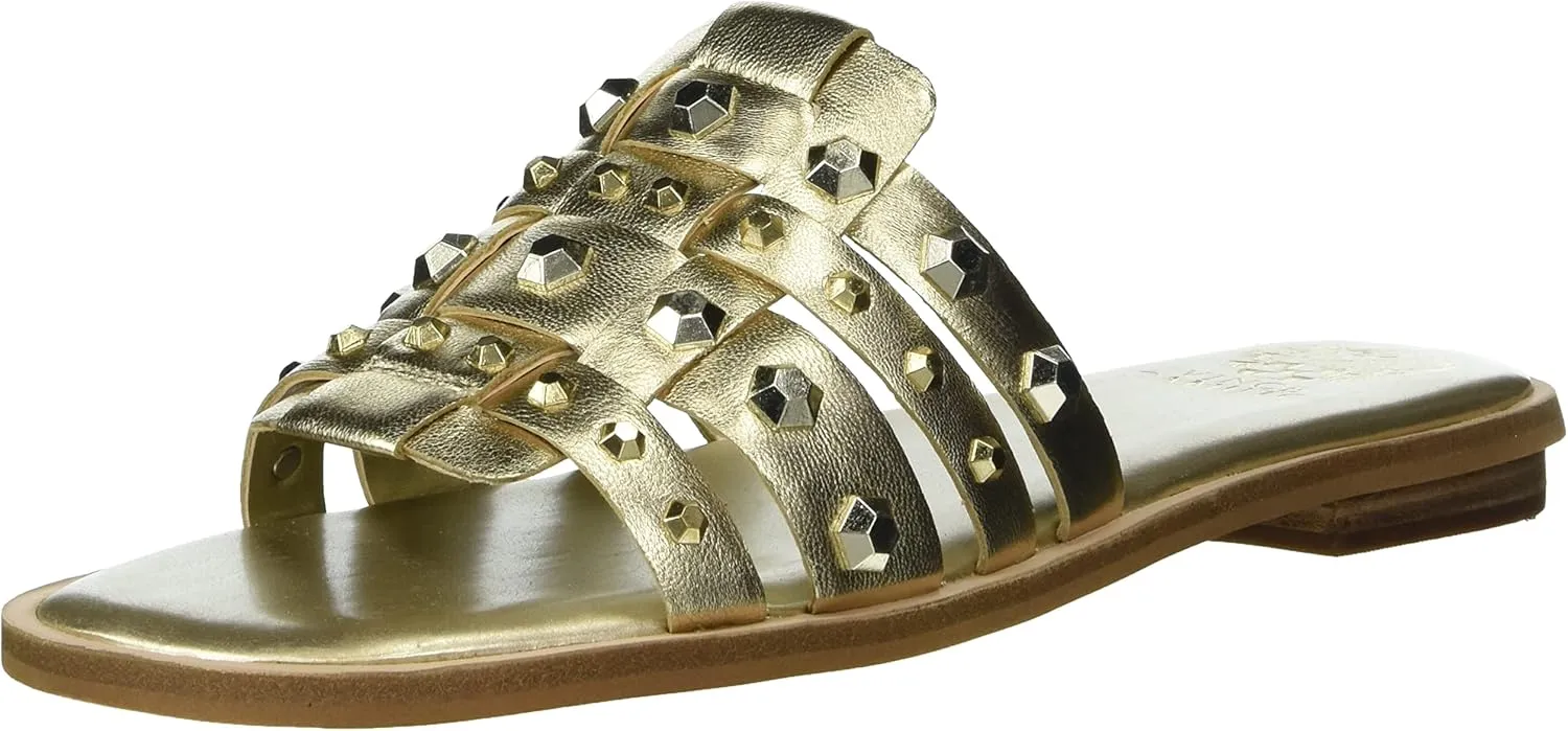 Vince Camuto Women's Footwear Neverna Studded Flat Sandal