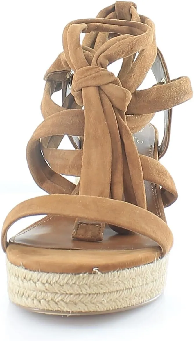 Vince Camuto Women's Roreka Lace Up Espadrille Sandal Wedge