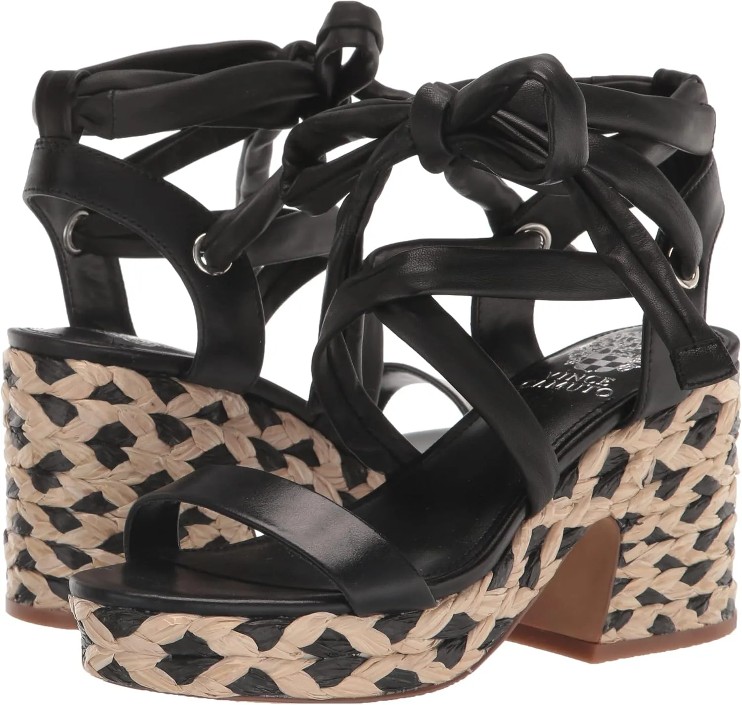 Vince Camuto Women's Roreka Lace Up Espadrille Sandal Wedge