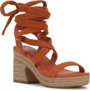 Vince Camuto Women's Roreka Lace Up Espadrille Sandal Wedge