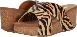 VOLATILE Women's Riverside Crisscross Wedge Slide Sandal