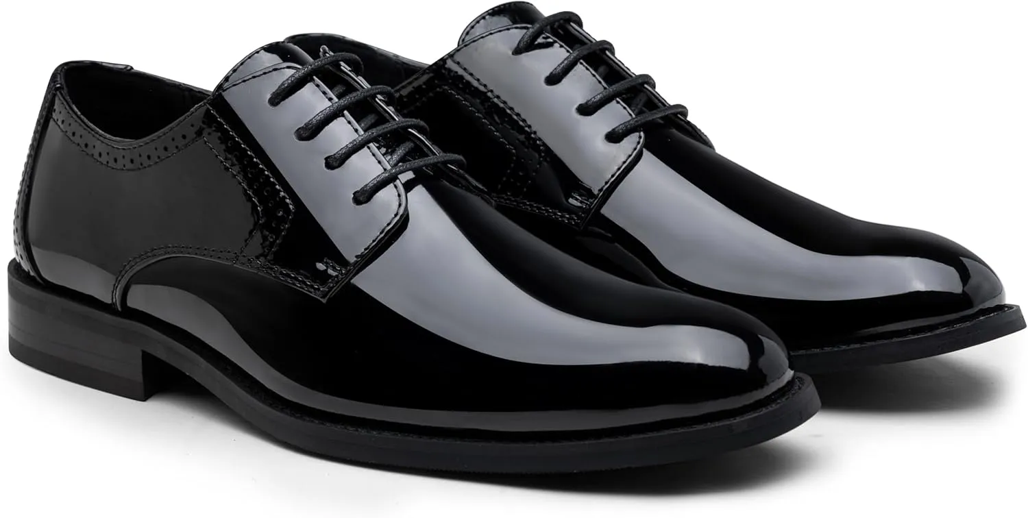 Vostey Men's Dress Shoes Classic Wingtip Brogue Men Oxfords