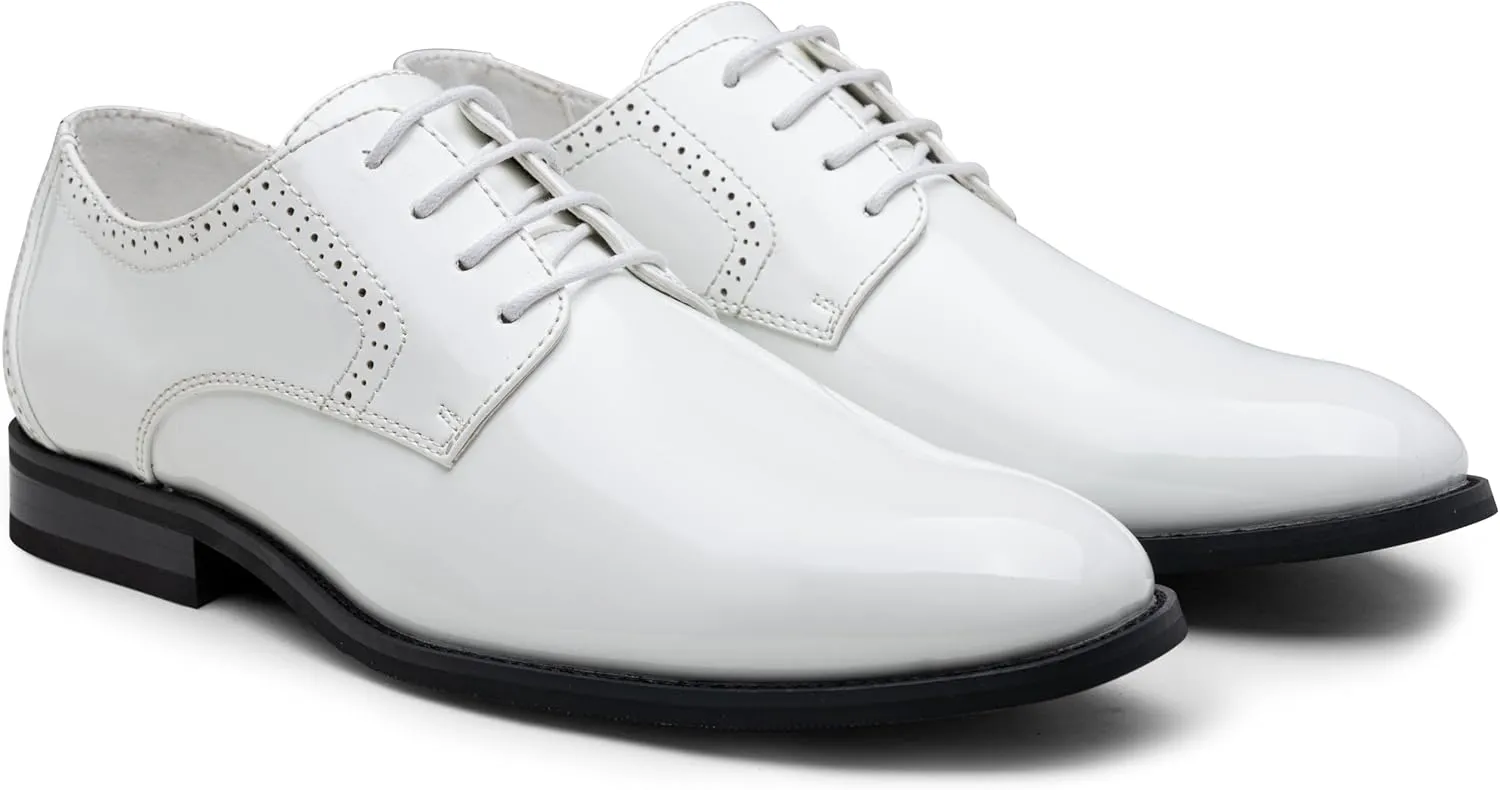 Vostey Men's Dress Shoes Classic Wingtip Brogue Men Oxfords