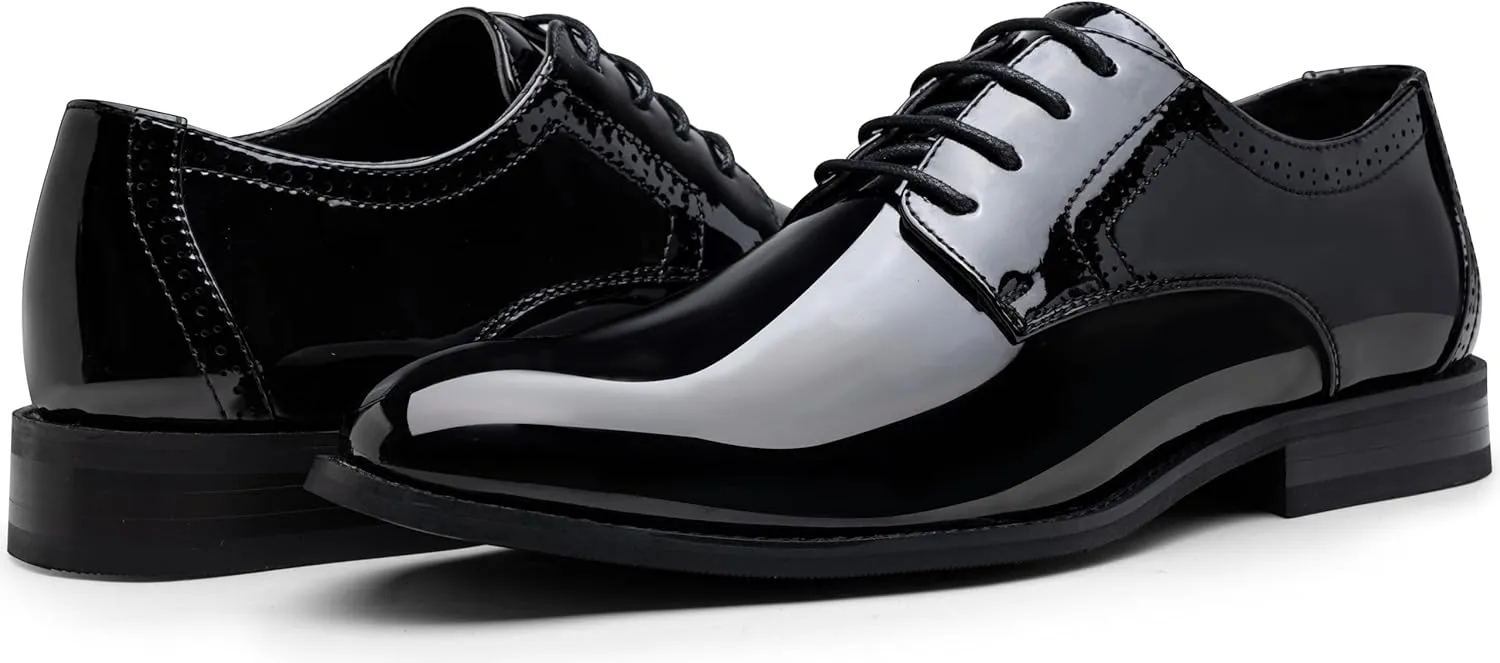 Vostey Men's Dress Shoes Classic Wingtip Brogue Men Oxfords