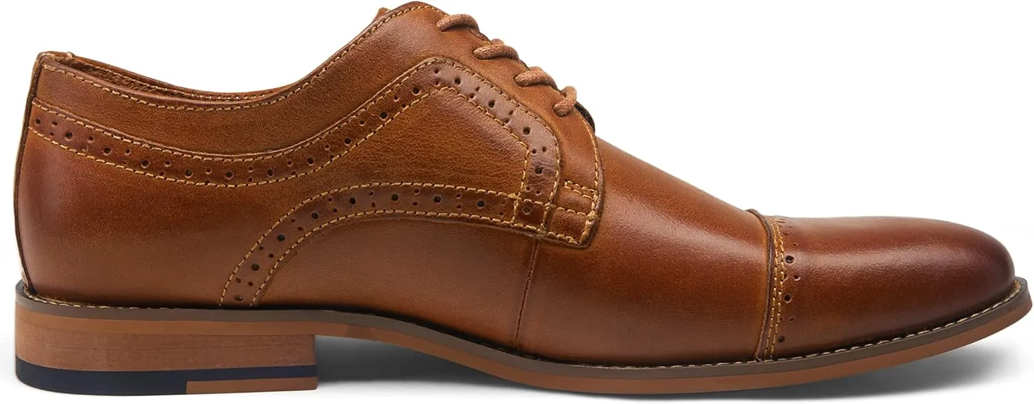 Vostey Men's Dress Shoes Classic Wingtip Brogue Men Oxfords