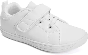 WateLves Toddler Little Kid Wide Barefoot The First Walking Shoes Girls Boys Leather Uniform Dress Shoes Lightweight Splay Naturally Minimalist Sneakers