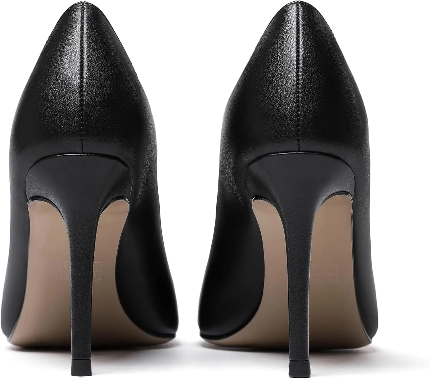 WAYDERNS Women's Matte Pointed Toe Slip On Stiletto High Heel Pumps Wedding Dress Shoes 3.5 Inch