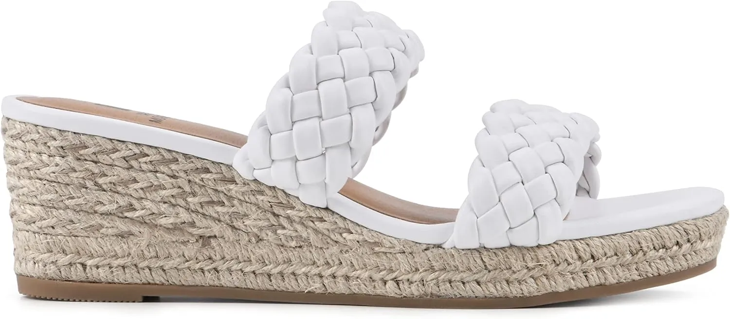 WHITE MOUNTAIN Women's Salvadora Platform Wedge Sandal