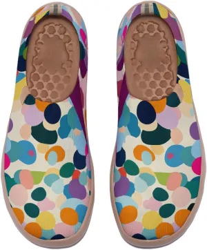 Women's Art Illustration Slip-on Shoes Colourful Casual Loafers Lightweight Comfortable Travel Footwear