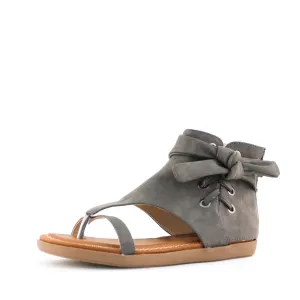 Women's Chi Lace Detail Gladiator Sandal Slate by Nest Shoes
