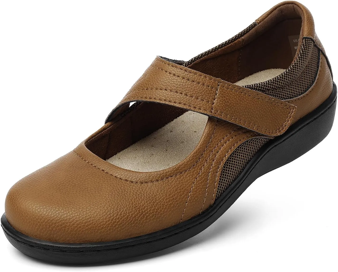 Women's Classic Comfort Mary Jane Flats Fashion Casual Dress Shoes Cute Closed Toe Slip On Lightweight Breathable Walking Shoes