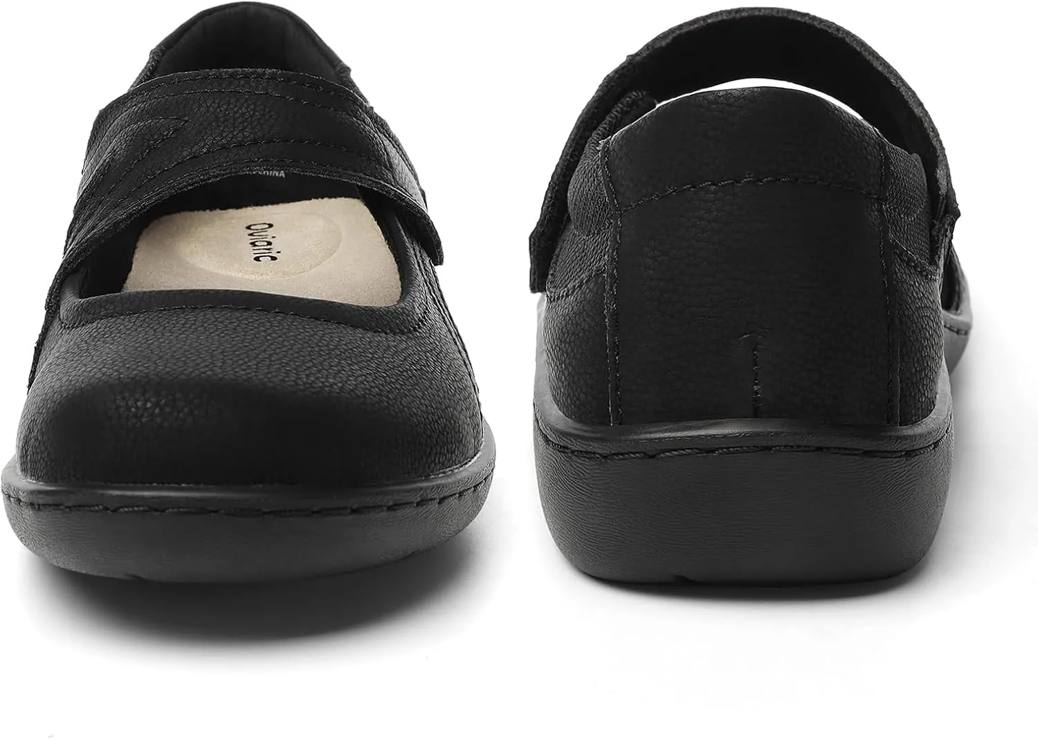 Women's Classic Comfort Mary Jane Flats Fashion Casual Dress Shoes Cute Closed Toe Slip On Lightweight Breathable Walking Shoes