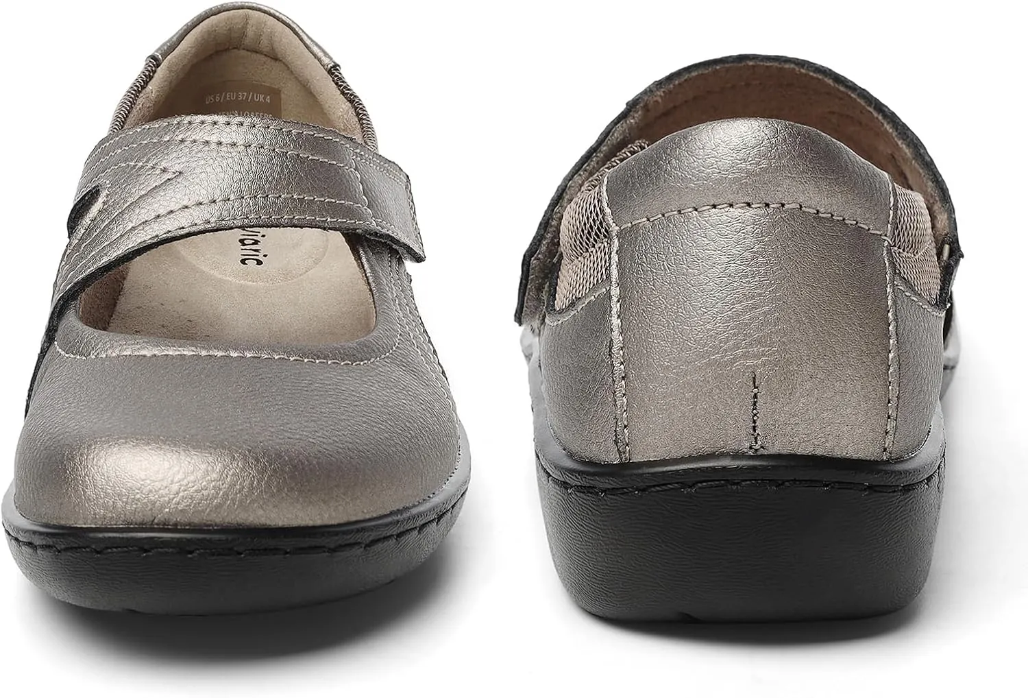 Women's Classic Comfort Mary Jane Flats Fashion Casual Dress Shoes Cute Closed Toe Slip On Lightweight Breathable Walking Shoes