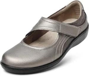 Women's Classic Comfort Mary Jane Flats Fashion Casual Dress Shoes Cute Closed Toe Slip On Lightweight Breathable Walking Shoes
