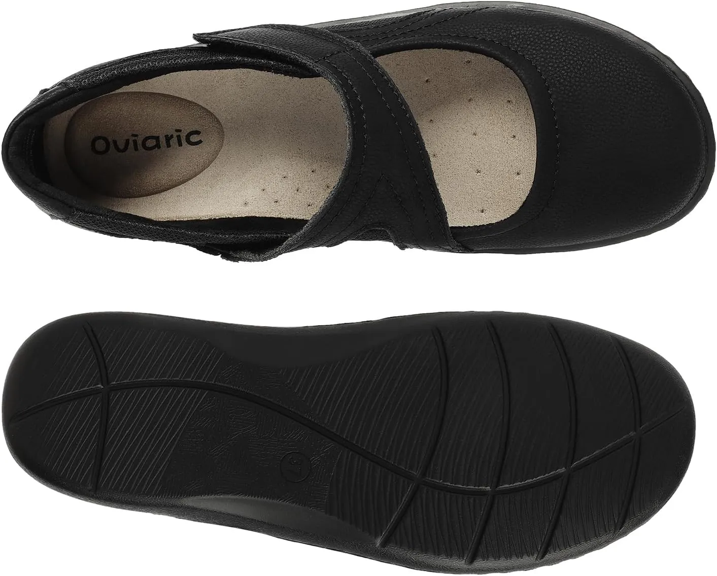 Women's Classic Comfort Mary Jane Flats Fashion Casual Dress Shoes Cute Closed Toe Slip On Lightweight Breathable Walking Shoes