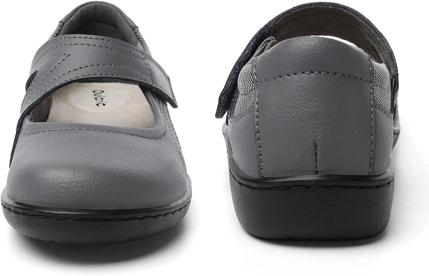Women's Classic Comfort Mary Jane Flats Fashion Casual Dress Shoes Cute Closed Toe Slip On Lightweight Breathable Walking Shoes