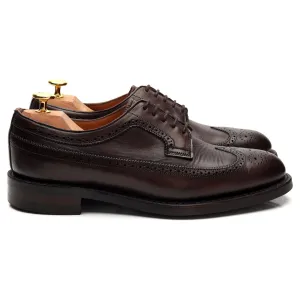 Women's 'Maude' Dark Brown Leather Derby Brogues UK 6 D