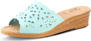 Women's Spring Step ESTELLA Fashion Wedge Slide Sandals