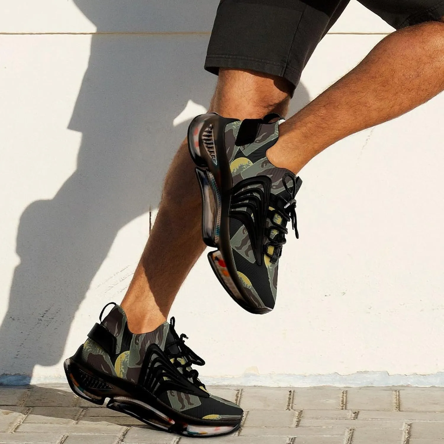 Woodsy Bigfoot Running Shoes Low Top Basketball Shoes for Men Tennis Sport Fitness Cross Trainers Walking Casual Hiking